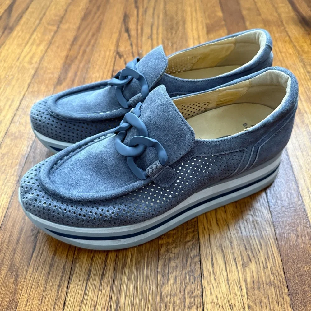 Softwaves Cassie Suede Platform Slip-on Sneakers